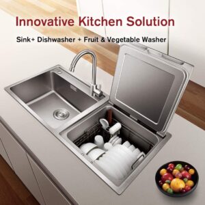 Innovative Kitchen Solution: Sink + Dishwasher + Fruit & Vegetable Washer